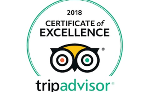 TripAdvisor 2018 Certificate of Excellence Winner